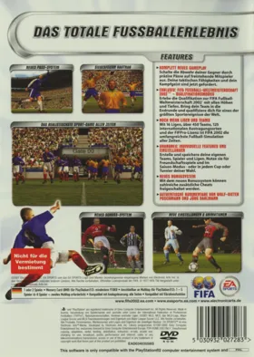 FIFA 2002 - Road to FIFA World Cup (Japan) box cover back